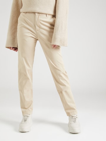 Regular Pantalon ESPRIT en beige : devant