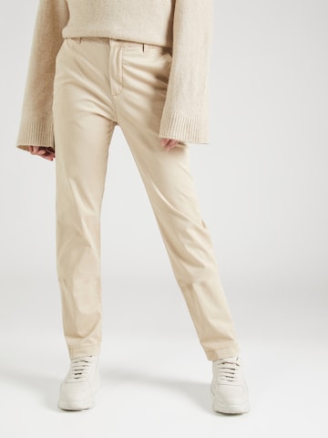 ESPRIT Regular Broek in Beige: voorkant