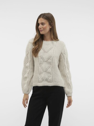Pull-over VERO MODA en gris : devant