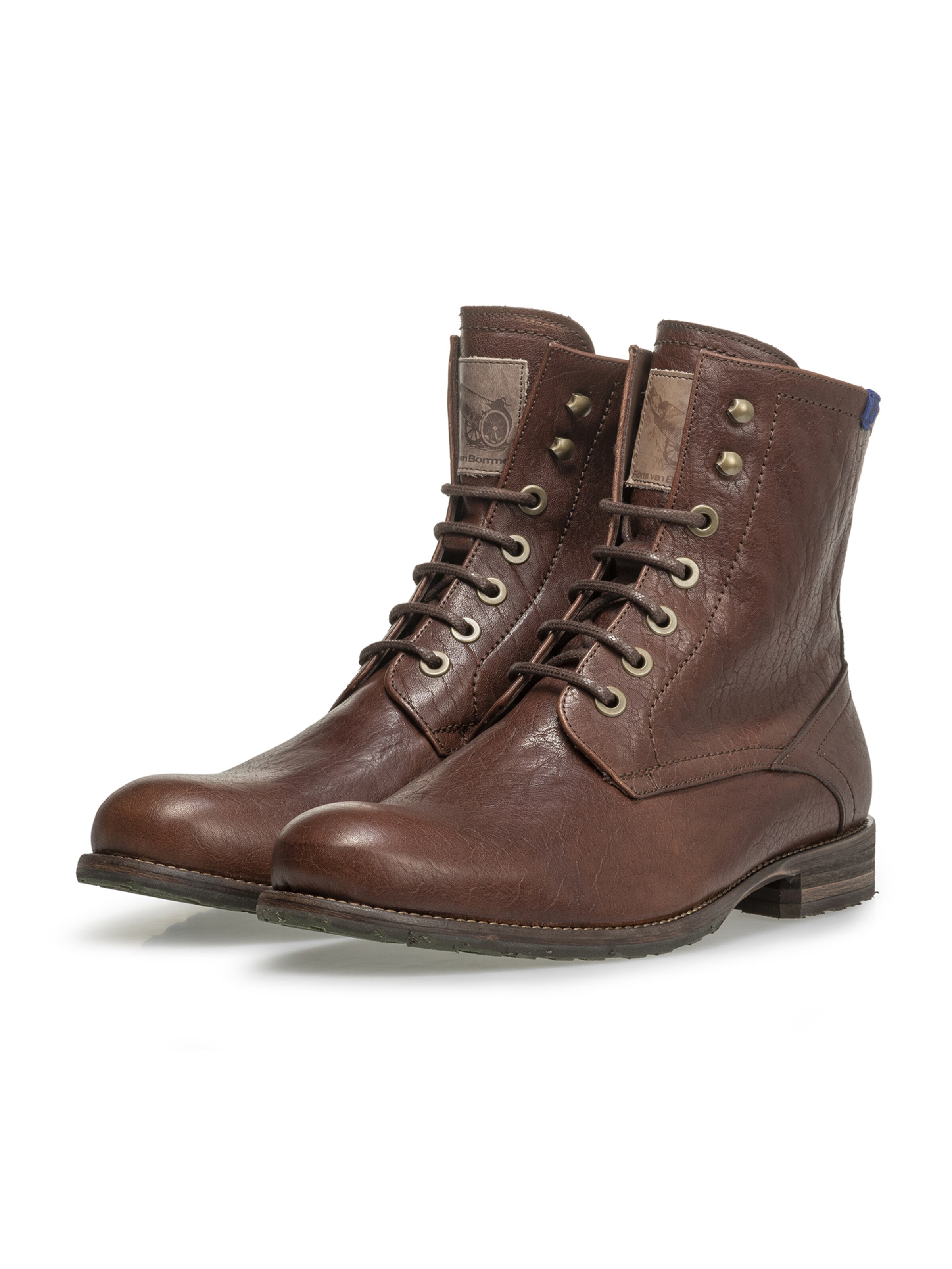 Floris van Bommel Lace-Up Boots 'Ferri 01' in Brown