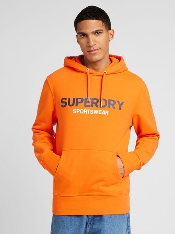 Superdry Sweatshirt in Orange: predná strana