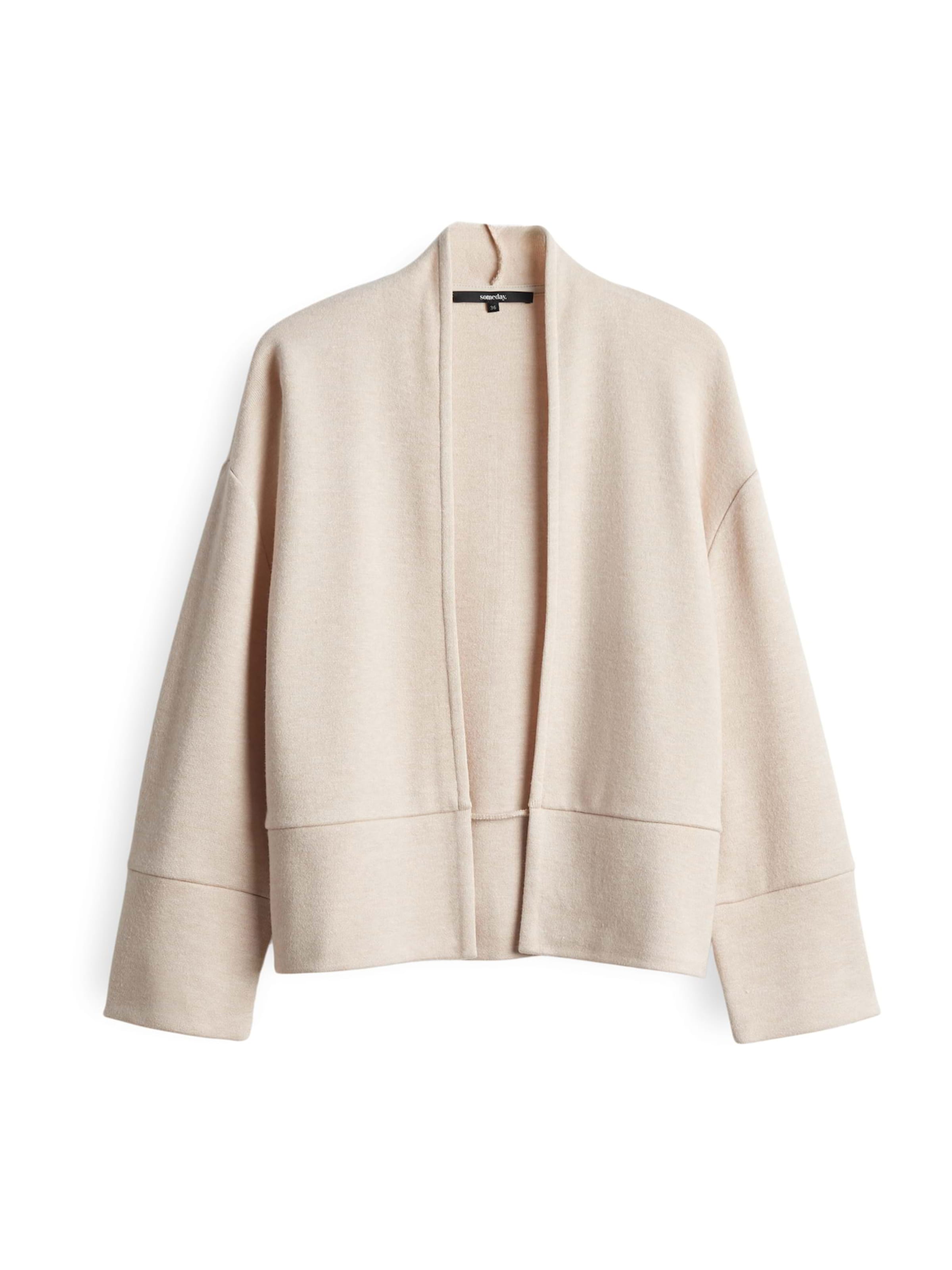 Someday Sweat jacket 'Ulison' in Beige: front
