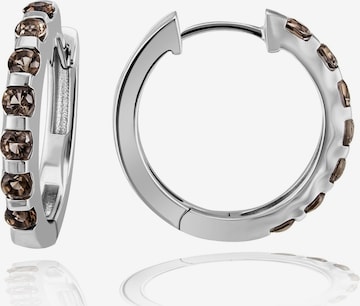 Boucles d'oreilles Goldmaid en blanc : devant