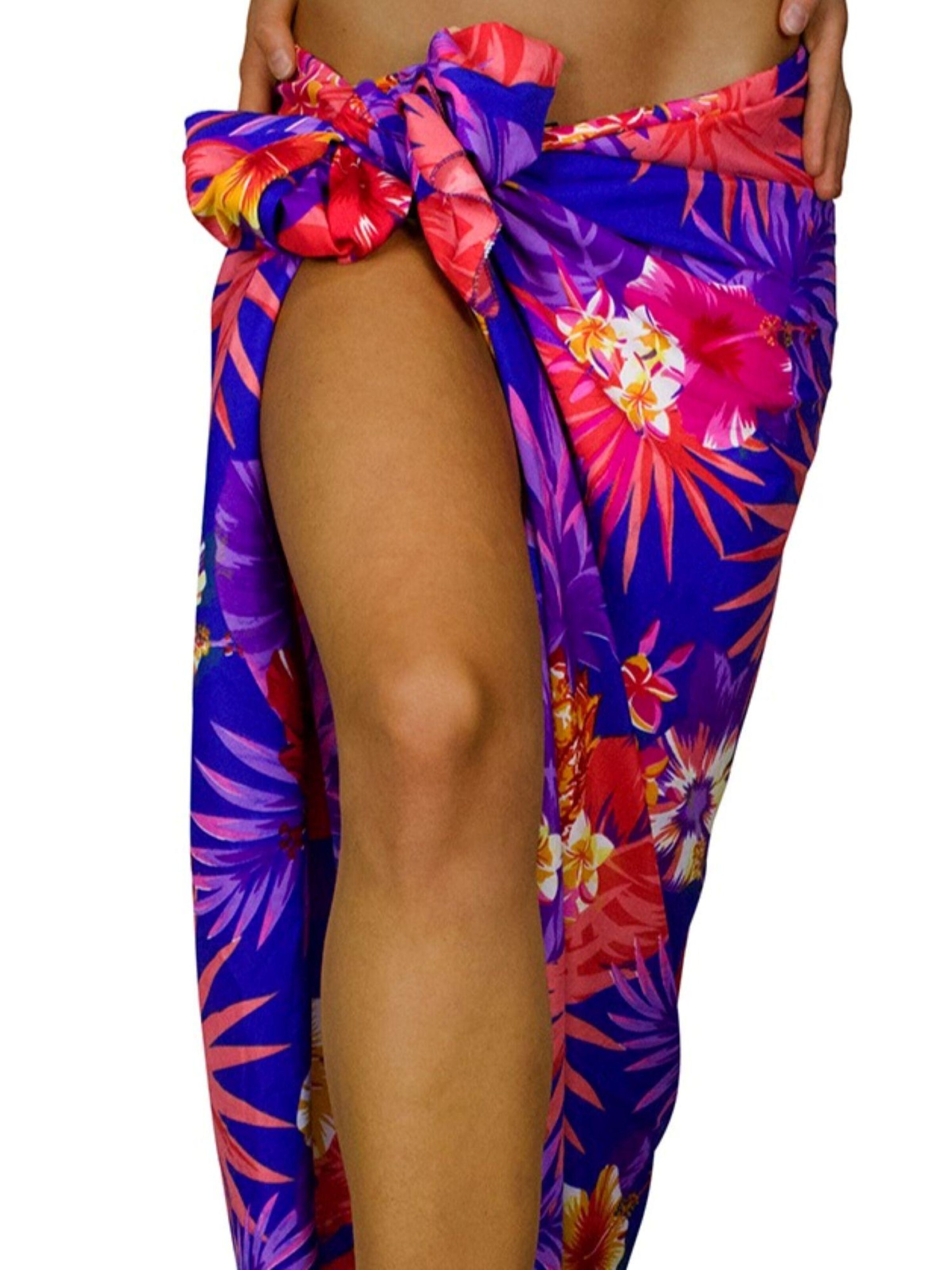 King Kameha Scarf 'Pineapple' in Blue