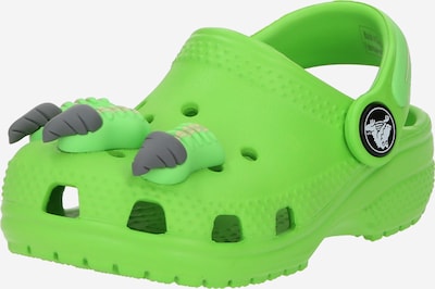 Crocs Chaussures ouvertes 'Classic' en gris / vert gazon / noir / blanc, Vue avec produit