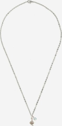 Gemshine Necklace 'Pinselpalette' in Silver: front