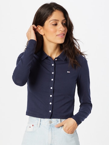 Tommy Jeans - Camiseta en azul: frente