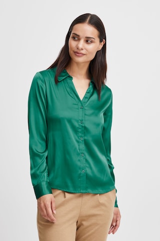 b.young Blouse 'Hence' in Green: front