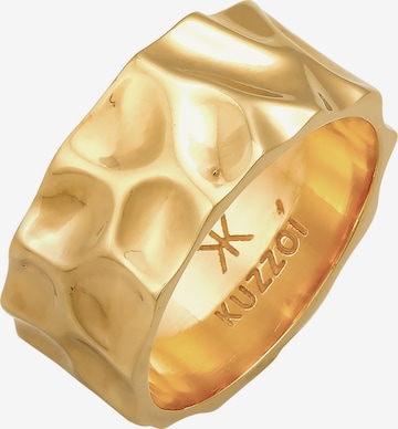 KUZZOI Ring Bandring in Gold: predná strana