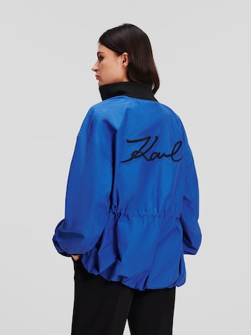 Karl Lagerfeld Демисезонная куртка 'Transitional' в Синий