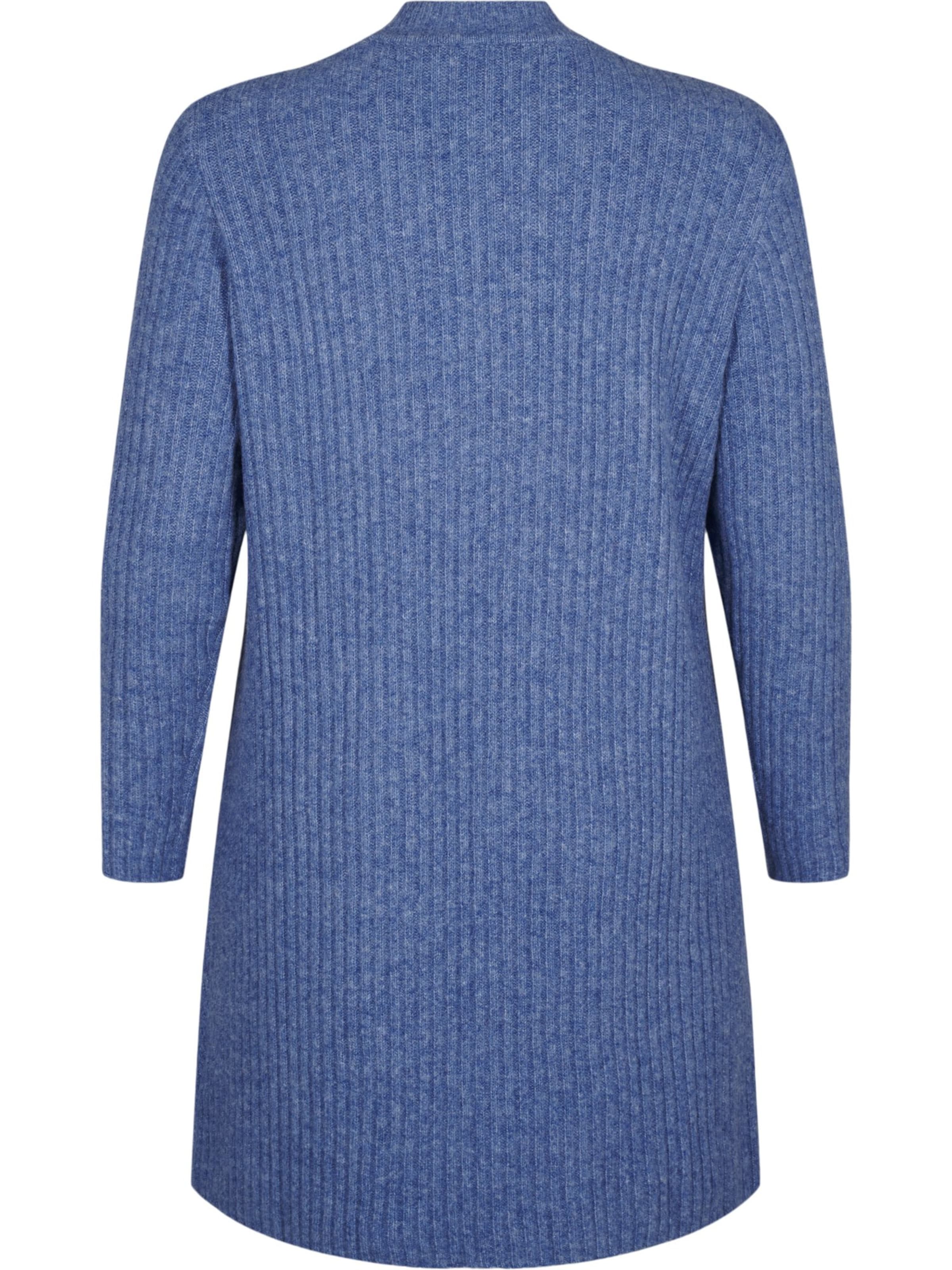 Zizzi Úpletové šaty 'Cacomfy' – modrá