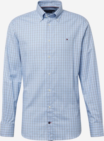 Coupe regular Chemise TOMMY HILFIGER en bleu : devant