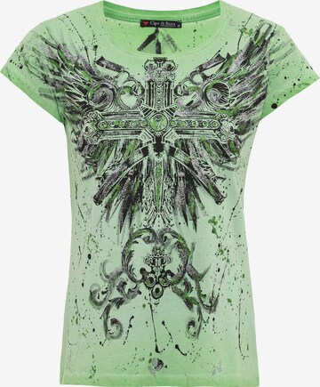 CIPO & BAXX Shirt in Groen: voorkant