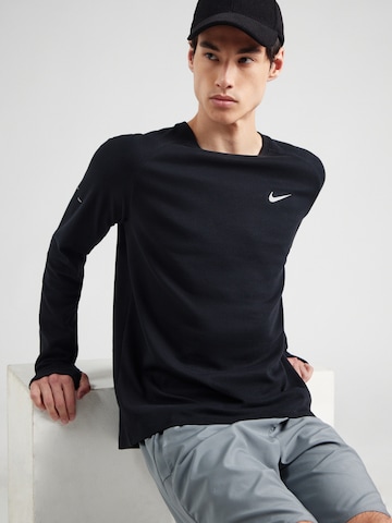 NIKE Športová mikina - Čierna: predná strana