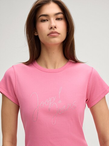 JOOP! Jeans T-Shirt 'Tineta' in Pink