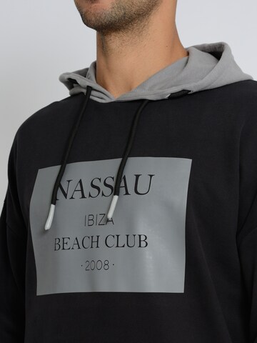 NASSAU Beach Club Sweatshirt ' NB231051 ' in Black