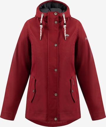 Schmuddelwedda Winterjacke in Rot: predná strana