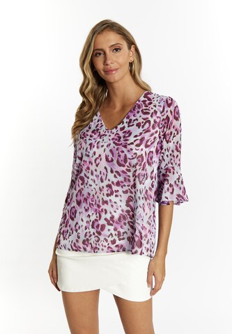 faina Blouse in Purple: front