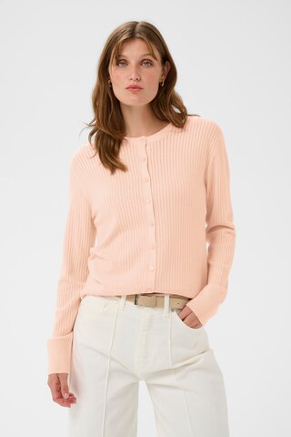 Cardigan 'SLSpina' SOAKED IN LUXURY en orange : devant