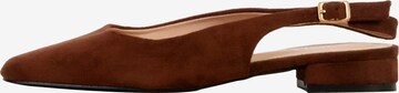 Joia Pumps in Bruin: voorkant