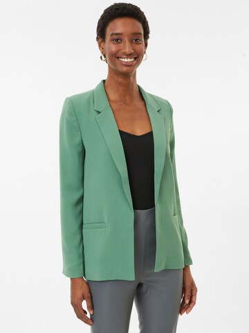 SOAKED IN LUXURY Blazer 'Shirley' in Green: front