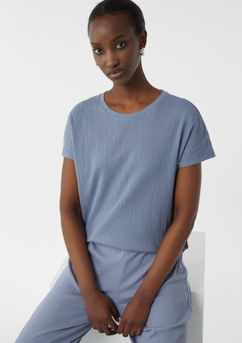 comma casual identity - Camiseta en azul: frente