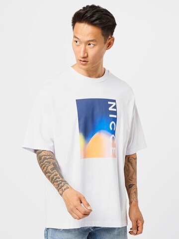 T-Shirt 'PARADISO' Nicce en blanc : devant