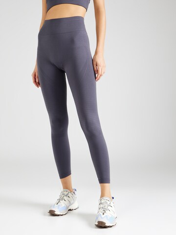 Skinny Pantaloni sport 'Nagar' de la Athlecia pe gri: față