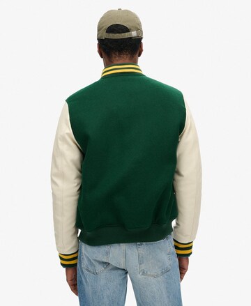 Veste mi-saison Superdry en vert