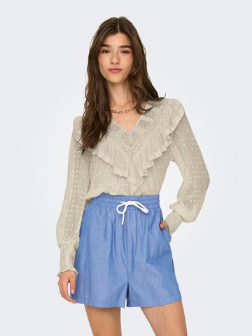 ONLY Bluse 'ONLELEANOR' in Beige: Vorderseite