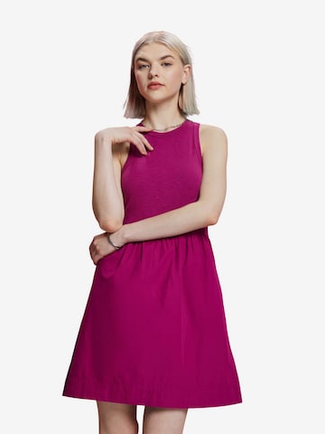 ESPRIT Jurk in Roze: voorkant