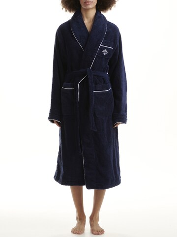 Polo Ralph Lauren Bathrobe long ' Polo Essentials ' in Blue