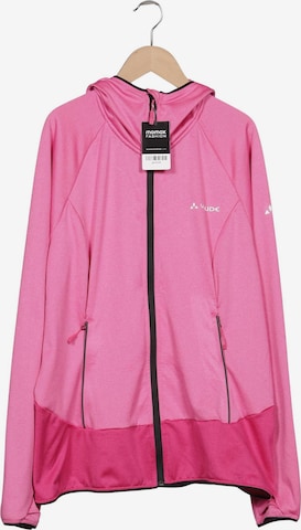VAUDE Kapuzenpullover XXL in Pink: Vorderseite