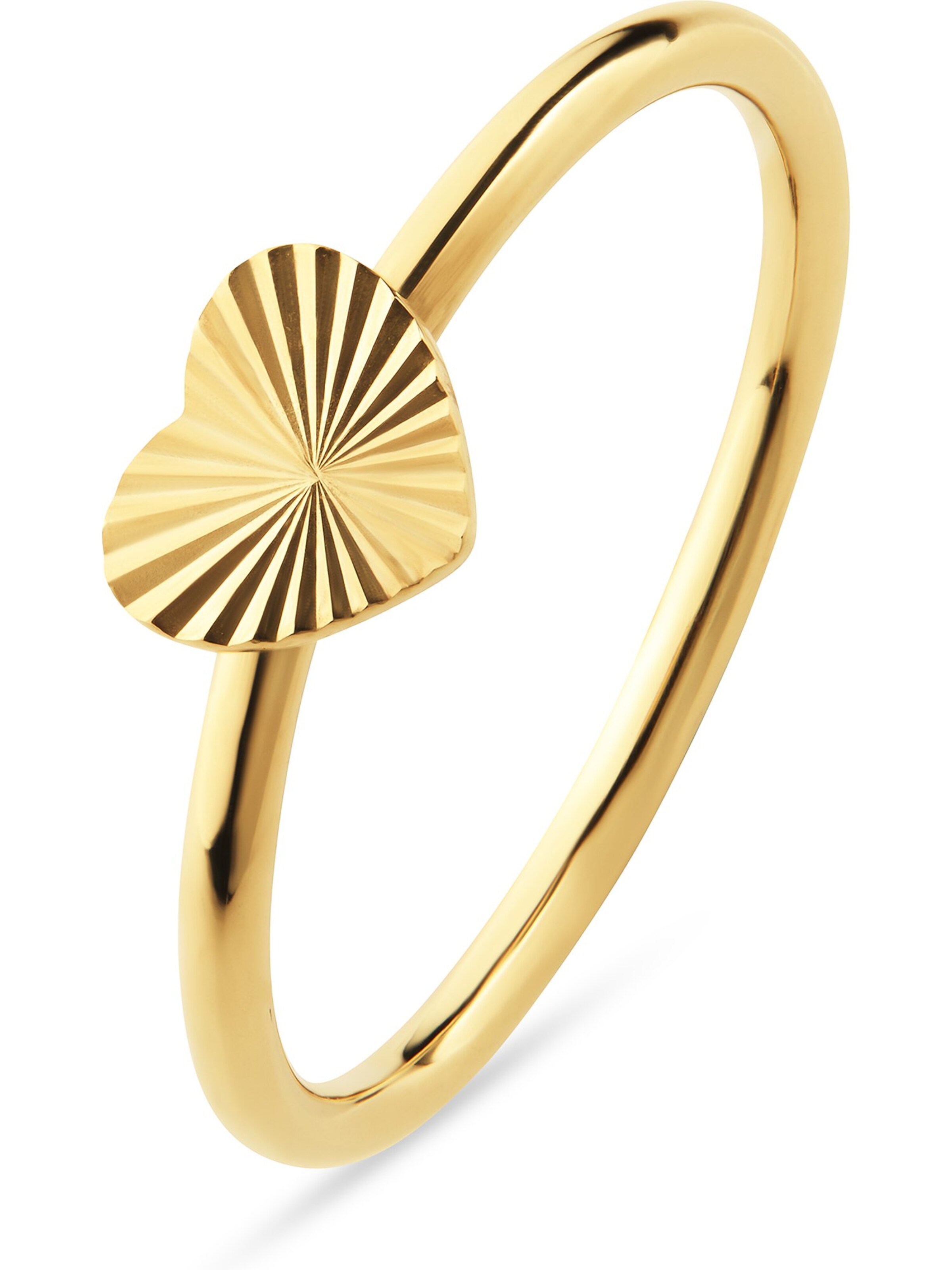 CHRIST Ring in Gelb: Vorderseite