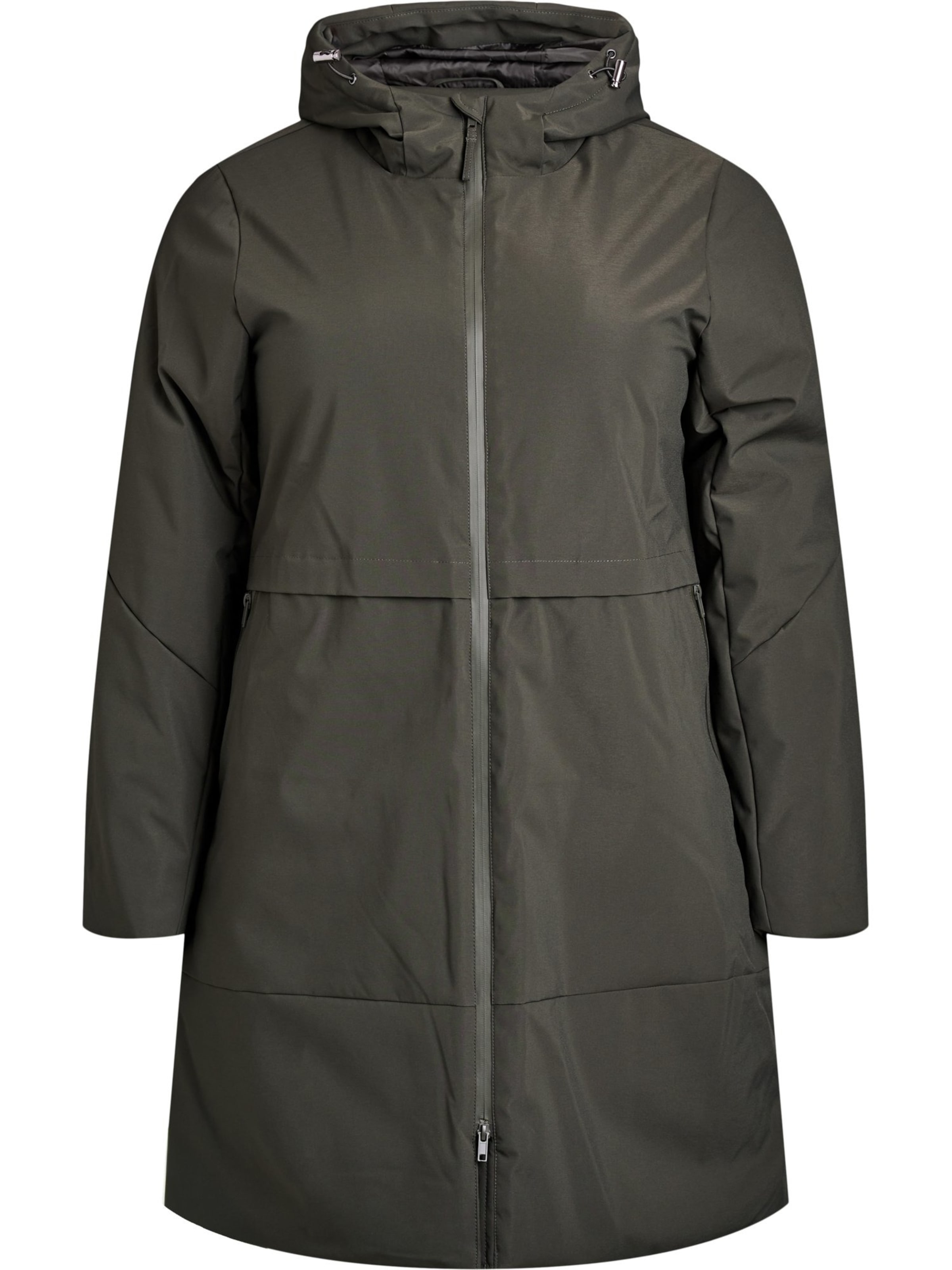 Zizzi Funkčná bunda 'Cawilla' - Zelená: predná strana