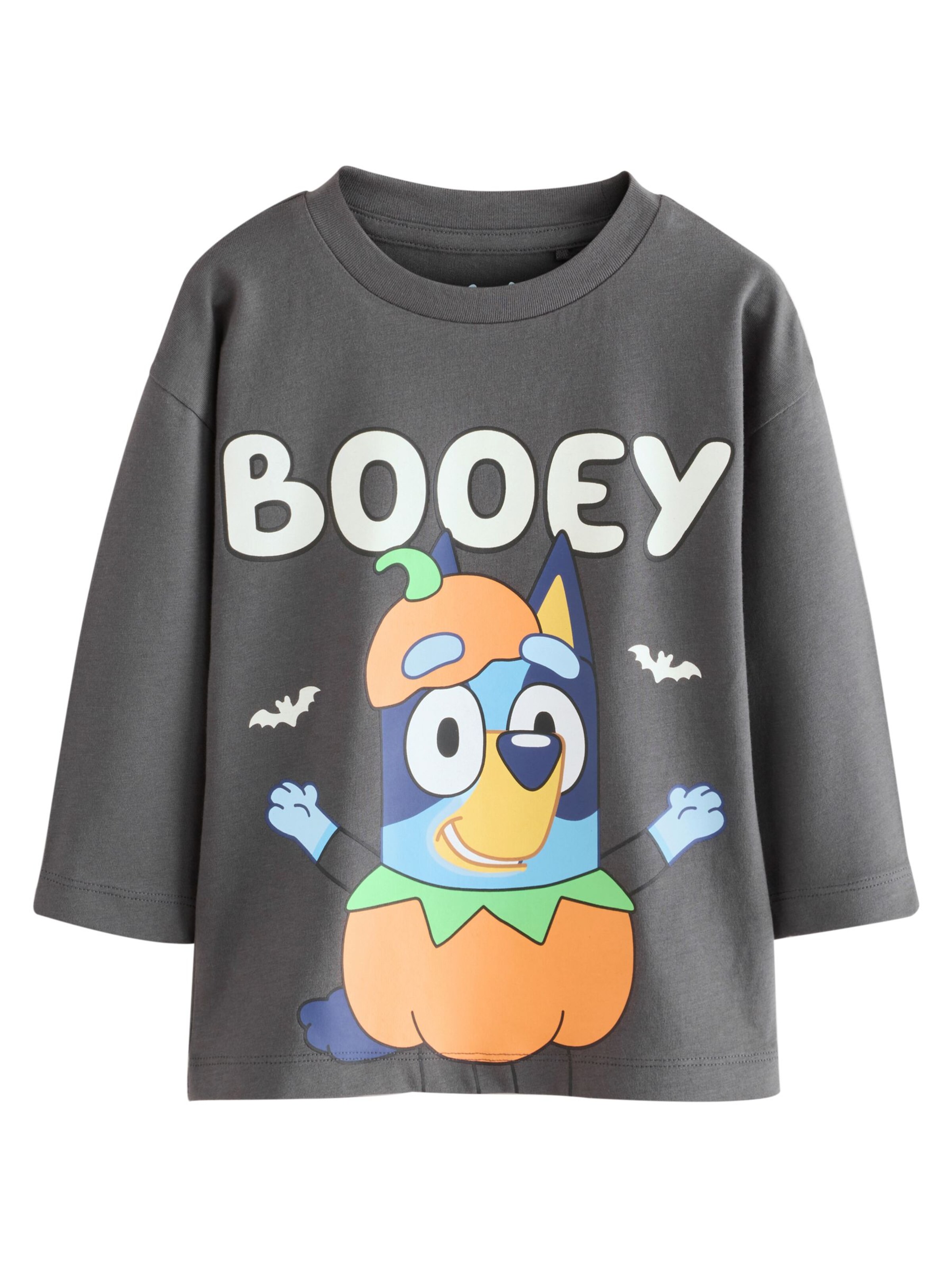 Next Shirt 'Mickey Mouse' in Grijs: voorkant