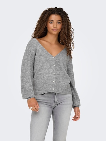 ONLY Knit cardigan in Grey