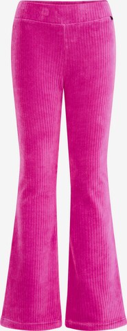 WE Fashion Flared Leggings in Pink: front