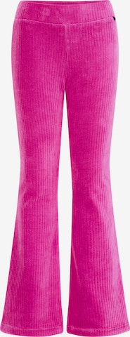 WE Fashion Flared Hose in Pink: predná strana