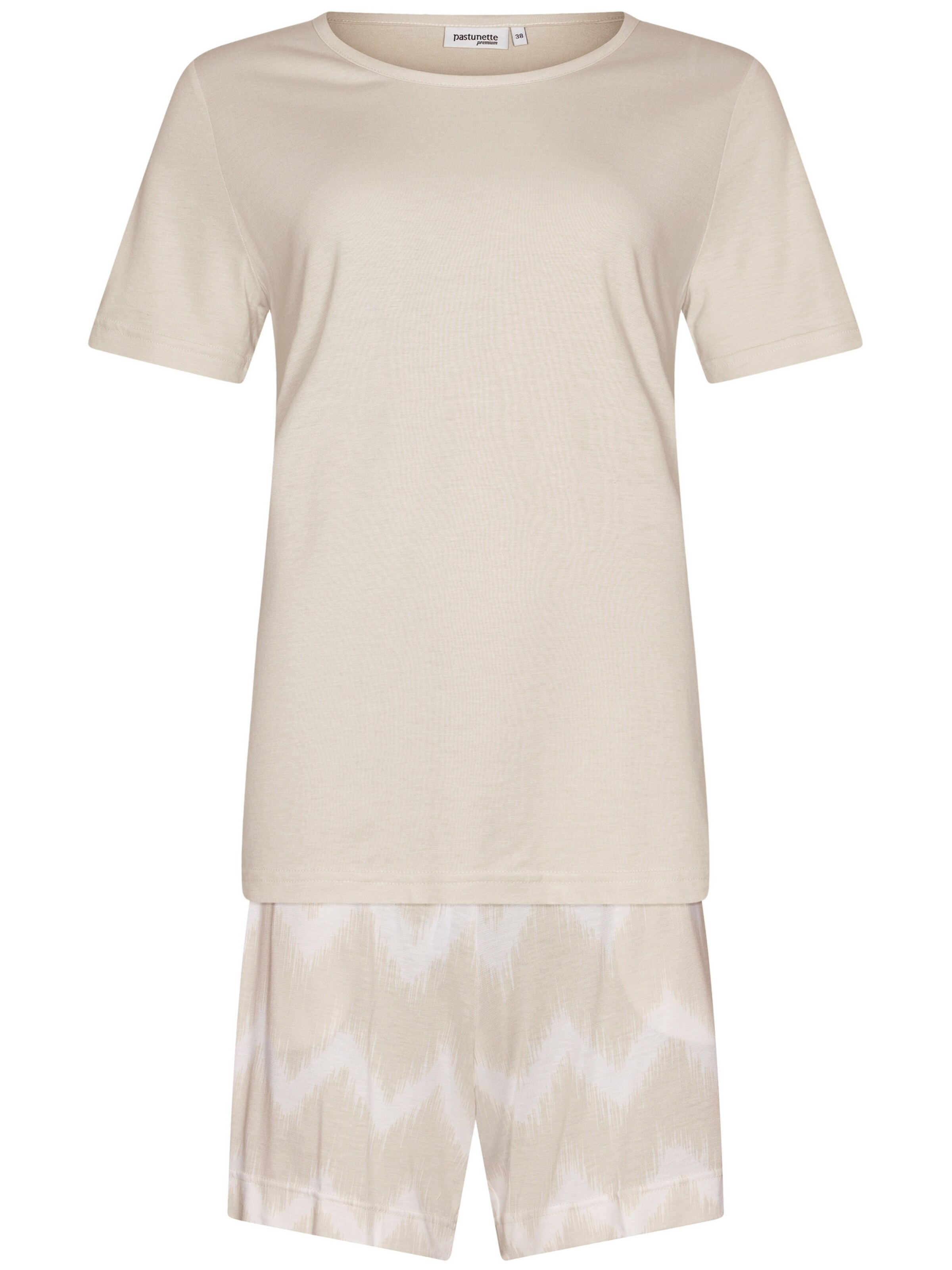 Pastunette Pyjama in Beige: Vorderseite