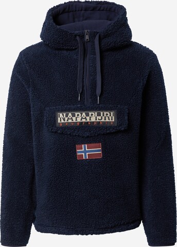 NAPAPIJRI Sweatshirt 'BURGEE' in Blauw: voorkant