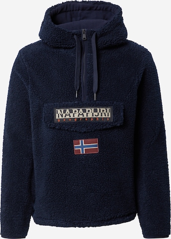 NAPAPIJRI - Sweatshirt 'BURGEE' em azul: frente