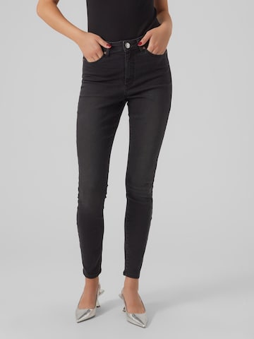 VERO MODA Skinny Jeans 'SOPHIA' in Zwart: voorkant