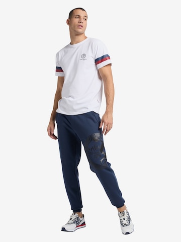 Carlo Colucci Tapered Broek in Blauw