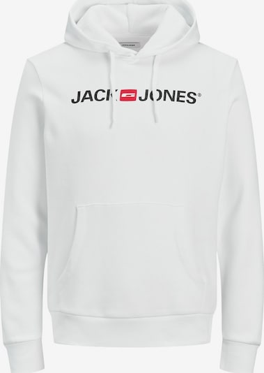 S dydžio Megztinis be užsegimo 'Corp' iš JACK & JONES, spalva – raudona / juoda / balta, Prekių apžvalga