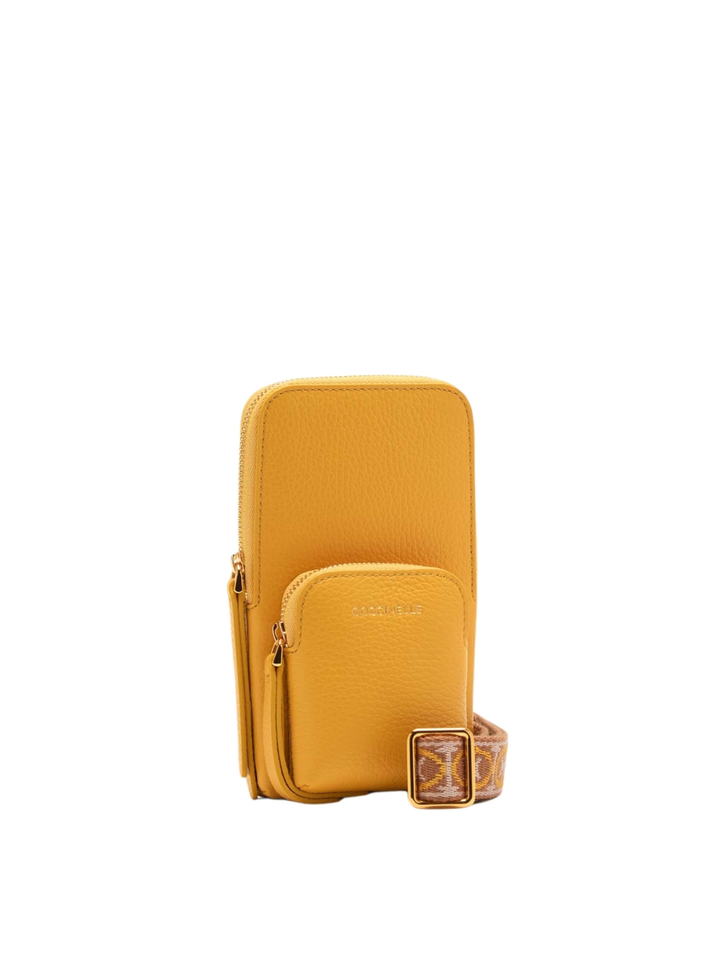 Custodia per smartphone 'COCCINELLE' di Coccinelle in giallo