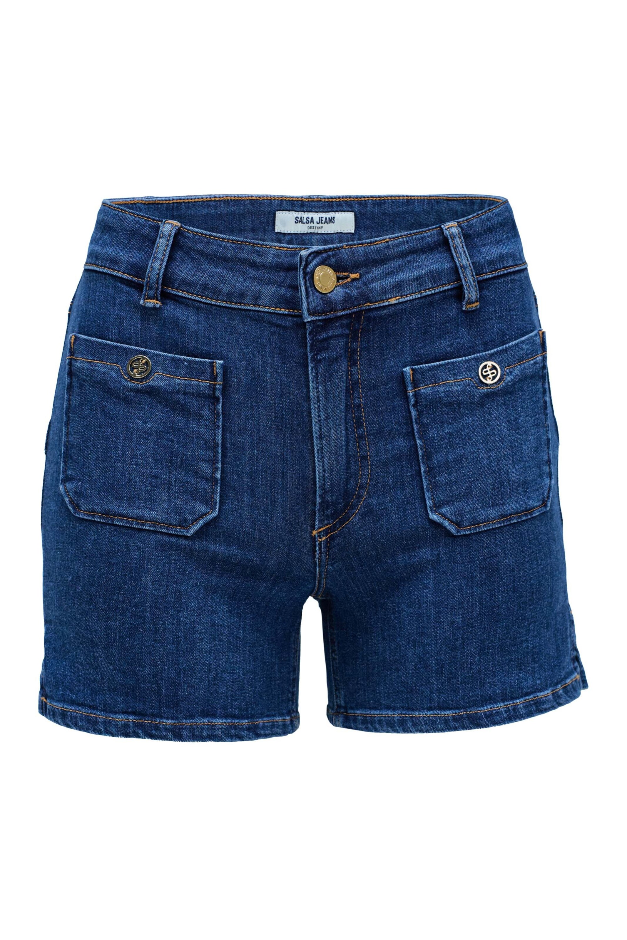 Salsa Jeans Zwemshorts in Blauw: voorkant