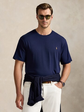 Maglietta di Polo Ralph Lauren Big & Tall in blu: frontale