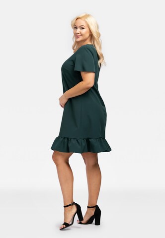 Robe de cocktail 'MASZA' Karko en vert