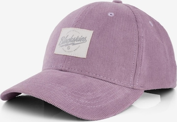 Blackskies Cap 'Cord' in Lila: Vorderseite